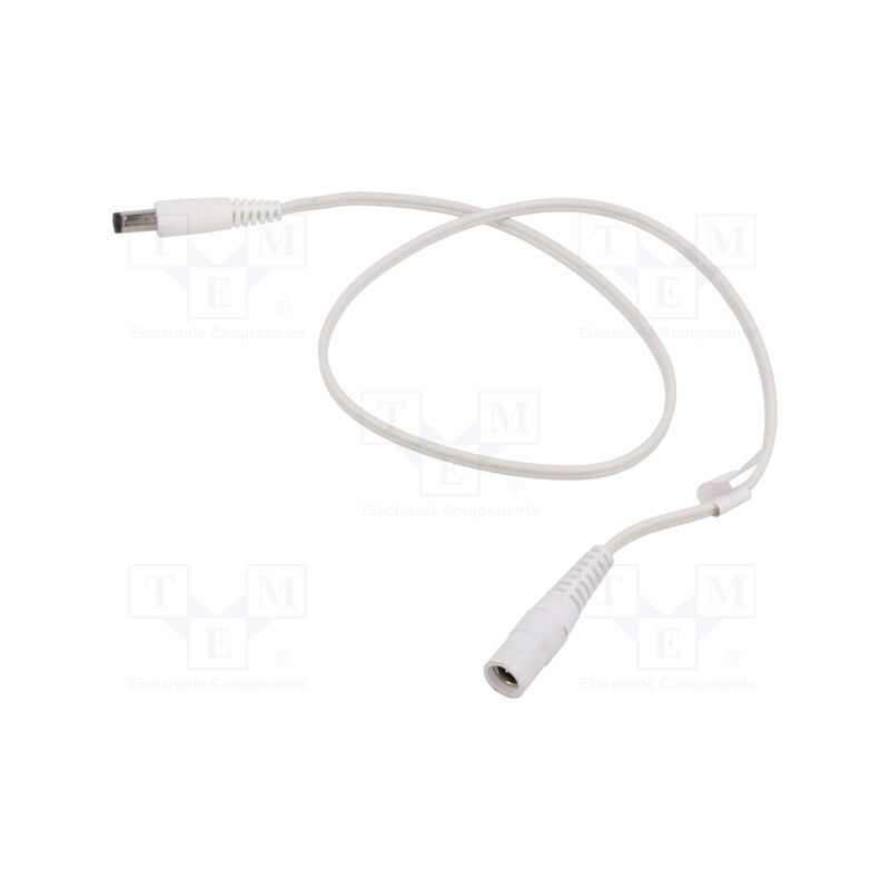 1 pcs x BQ CABLE - DC.INV.0300.0050 - Cable, 2x0.5mm2, DC 5,5/2,1 plug,DC 5,5/2,1 socket, straight
