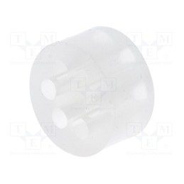 1 pcs x LAPP - 53621640 - Insert for gland, 4mm, PG21, IP54, silicone, Holes no: 6, -40÷100°C