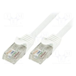 1 pcs x LOGILINK - CP2051U - Patch cord, U/UTP, 6, stranded, CCA, PVC, white, 2m, 24AWG