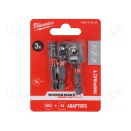 1 set x Milwaukee - 4932479228 - Kit: adapter, 3pcs.