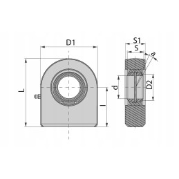 Actuator eye welded to the 50w 00 gf30 cylinder
