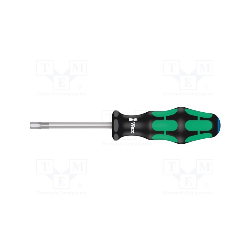 1 pcs x WERA - 5023130001 - Screwdriver, Hex Plus key, HEX 8mm, Blade length: 100mm