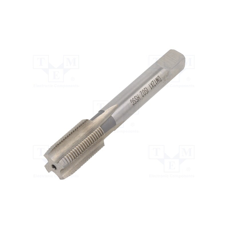 1 pcs x Vu00d6LKEL - 66344 - Tap, high speed steel grounded HSS-G, M12, 1, 70mm, 7mm