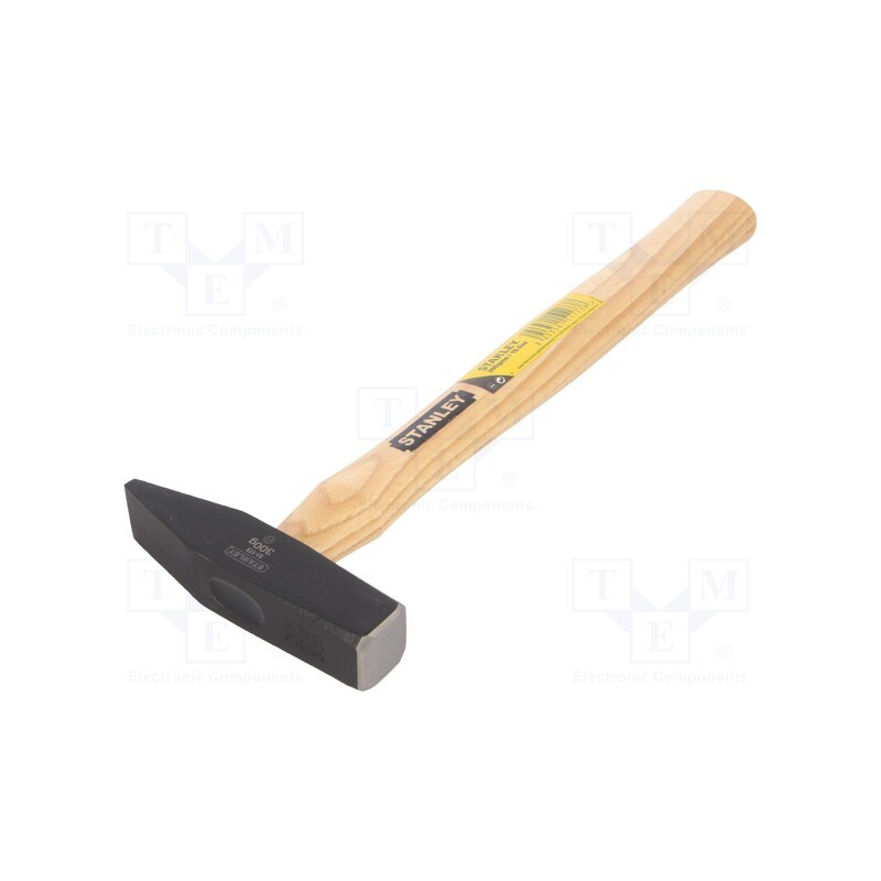 1 pcs x STANLEY - 1-51-173 - Hammer, 300g, 23mm, carbon steel, wood (ash)