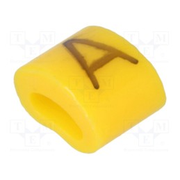 1 pcg x KURANT - MZ-0/A - Markers, Marking: A, 1.1÷2.5mm, H: 3mm, A: 6mm, -30÷100°C, leaded