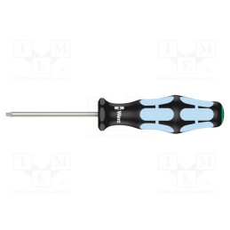 1 pcs x WERA - 5032050001 - Screwdriver, Torx®, TX08, Blade length: 60mm, Overall len: 141mm