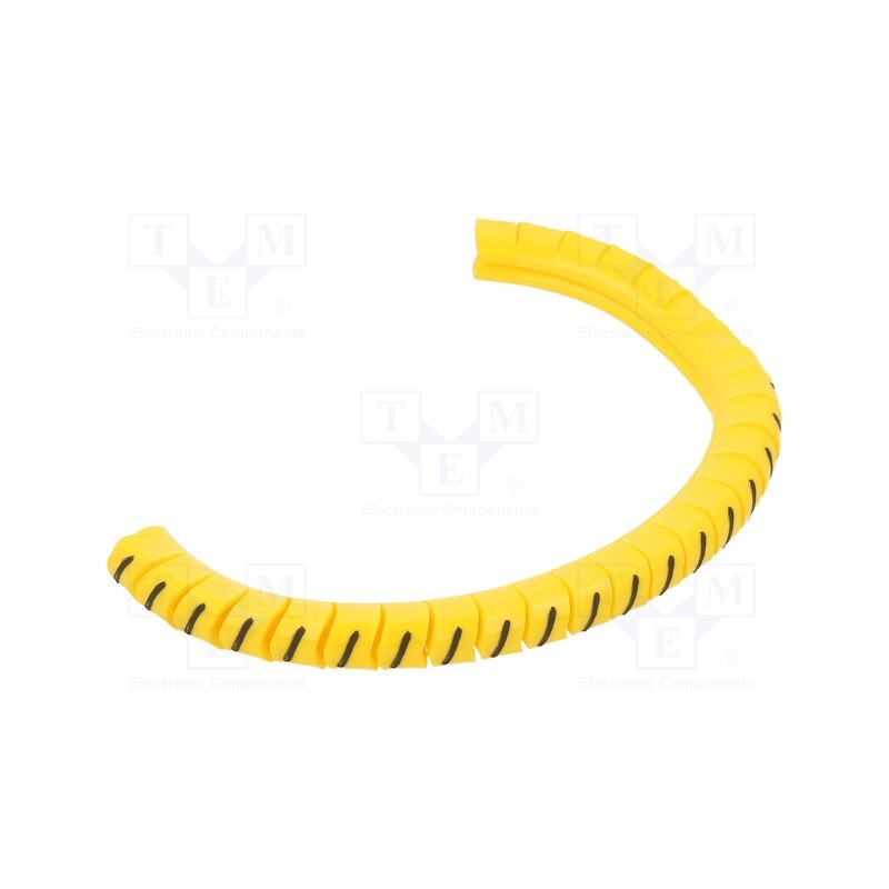1 pcg x PARTEX - PA-10003PV40./ - Markers, Marking: /, 2.5÷5mm, PVC, yellow, -30÷60°C, leaded, PA-1