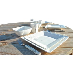 Gimex quadrato pearl melamine mug with handle 300 ml