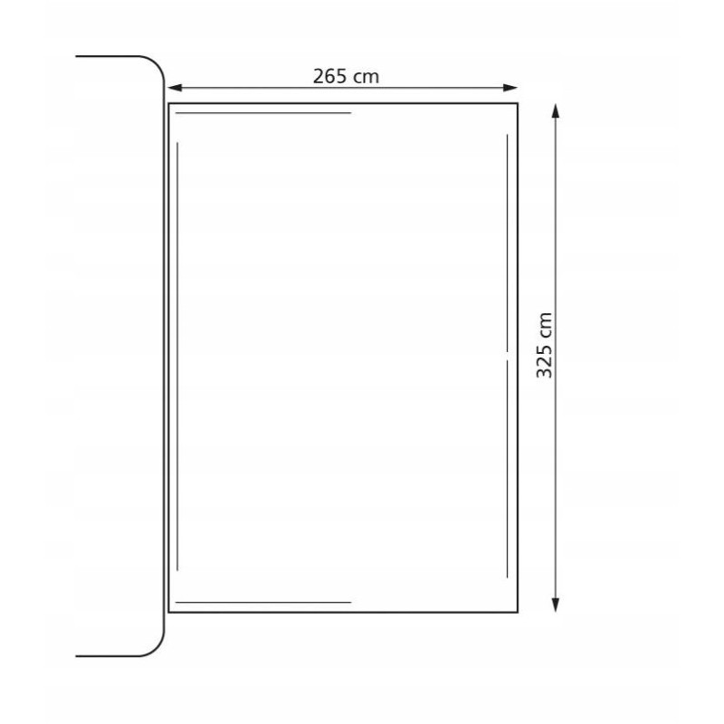 Awning for the Genoa Air Euro Trail trailer