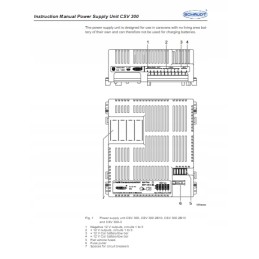Schaudt CSV 300 12 230v 24a electroblock power supply for camper energoblock