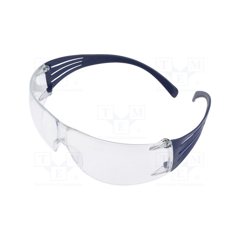 1 pcs x 3M - 201 SCOTCHGARD™ - Safety spectacles, Lens: transparent, Classes: 1, SecureFit™ 201