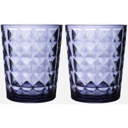 Glass Gimex Stone Azure 450 ml 2 pcs