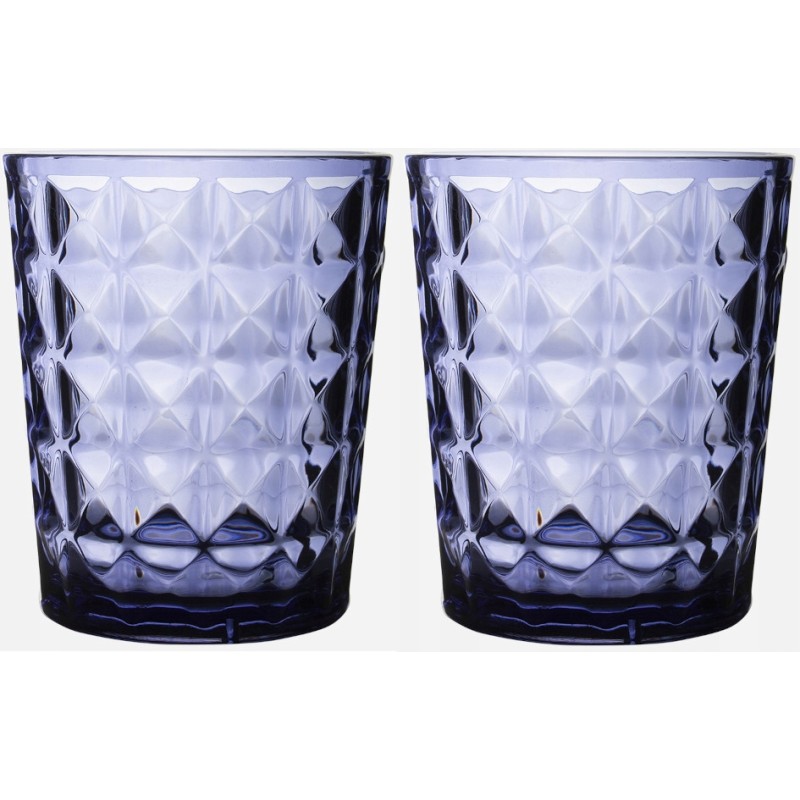 Glass Gimex Stone Azure 450 ml 2 pcs