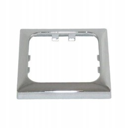 Single angular chrome Haba frame for a camper