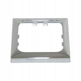 Single angular chrome Haba frame for a camper