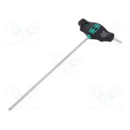 1 pcs x WERA - 5023340001 - Screwdriver, hex key, HEX 4mm, with holding function, 400