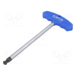 1 pcs x KING TONY - 115010MR - Wrench, hex key,spherical, HEX 10mm, Overall len: 240mm