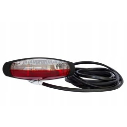 Aspoeck flexipoint ii white and red marker lamp with 2 25m cable