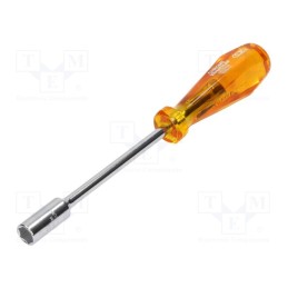1 pcs x C.K - T4334M 10 - Screwdriver, 6-angles socket, HD Classic, Blade length: 130mm