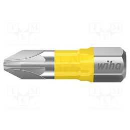 1 set x WIHA - 41588 - Screwdriver bit, Pozidriv®, PZ1, Overall len: 25mm, 5pcs, Y