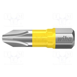 1 set x WIHA - 41585 - Screwdriver bit, Phillips, PH1, Overall len: 25mm, 5pcs, Y