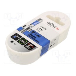 1 set x WIHA - 41612 - Screwdriver bit, hex key, HEX 4mm, Overall len: 25mm, 5pcs, T