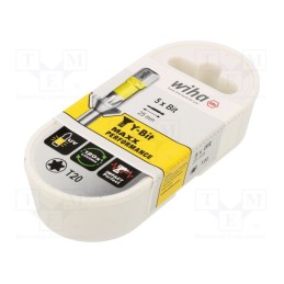 1 set x WIHA - 41593 - Screwdriver bit, Torx®, TX20, Overall len: 25mm, 5pcs, Y