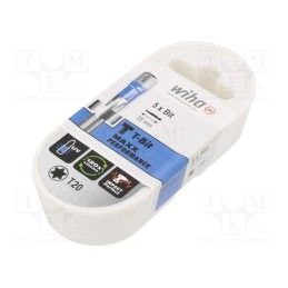 1 set x WIHA - 41606 - Screwdriver bit, Torx®, TX20, Overall len: 25mm, 5pcs, T