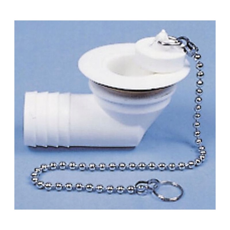 Angle spout for washbasin, diameter 20mm