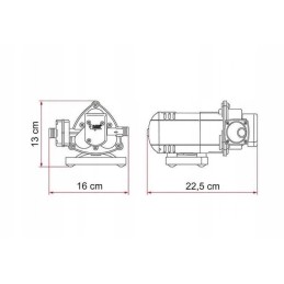 Aqua 8 7 l min Fiamma pressure pump