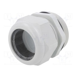 1 pcs x FIBOX - GPA M63-L - Cable gland, with long thread, M63, 1.5, IP68, polyamide, grey