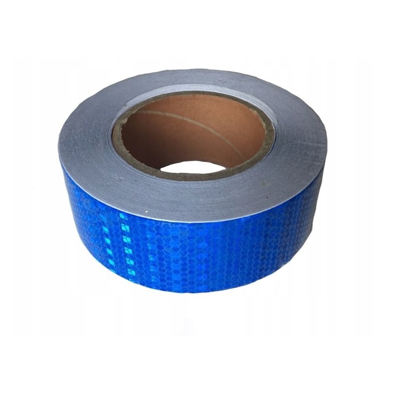 Self-adhesive reflective tape roll 25 meters 25m x 5cm blue