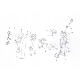 Rear control cover for ept12 ez mt12 trolley