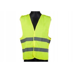 Yellow reflective warning vest