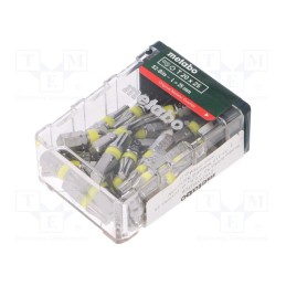 1 set x METABO - 626712000 - Screwdriver bit, Torx®, TX20, Overall len: 25mm, 25pcs.
