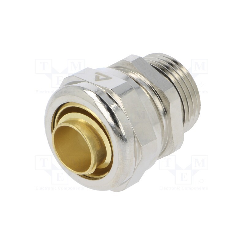 1 pcs x ANAMET EUROPE - 712.017.3 - Straight terminal connector, Thread: metric,inside, brass, IP40