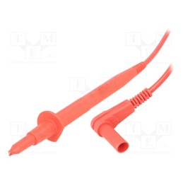 1 pcs x STu00c4UBLI - 66.9007-10022 - Test lead, 20A, probe tip x2,angular banana plug 4mm x2, Len: 1m