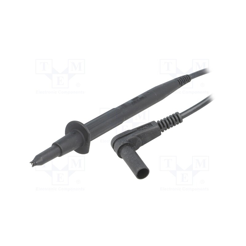 1 pcs x STu00c4UBLI - 66.9007-10021 - Test lead, 20A, probe tip x2,angular banana plug 4mm x2, Len: 1m