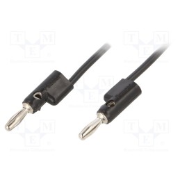 1 pcs x POMONA - B-72-0 - Test lead, 60VDC, 30VAC, 15A, Len: 1.829m, black, B