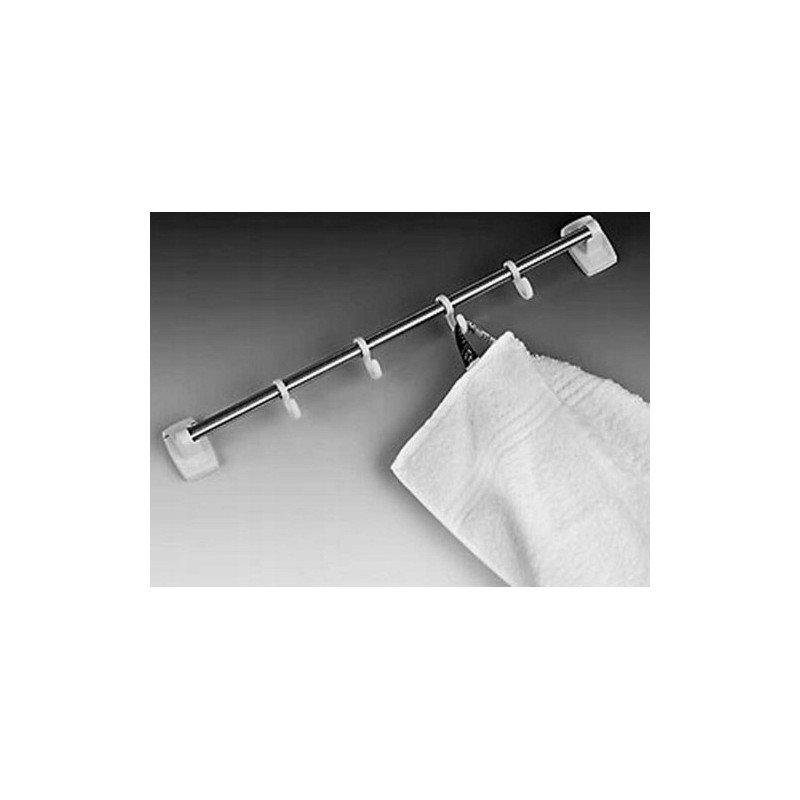 Camping towel rack with 6 froli hooks