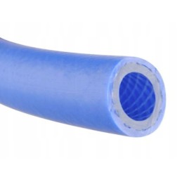 Blue PVC hot water hose