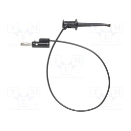 1 pcs x POMONA - 3782-36-0 - Test lead, 60VDC, 30VAC, 5A, clip-on hook probe,banana plug 4mm
