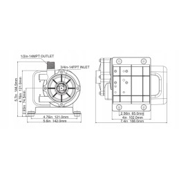 Seaflo 230v circulation water pump