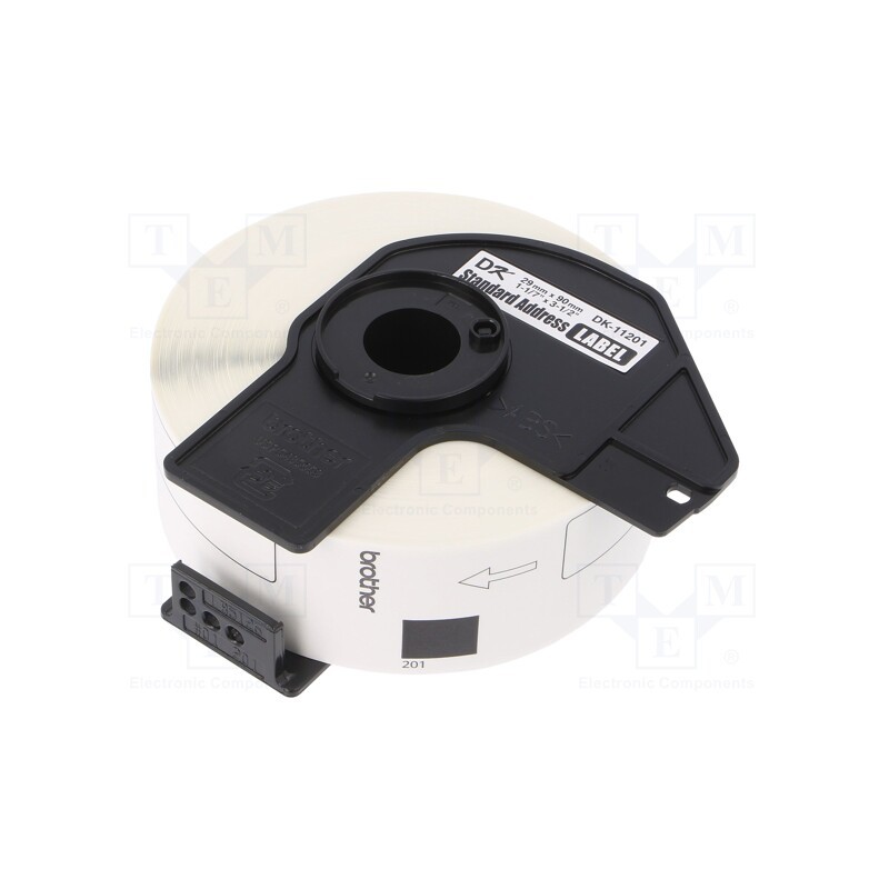 1 pcs x BROTHER - DK-11201 - Label, 29mm, 90mm, white, Character colour: black, self-adhesive