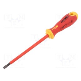 1 pcs x FELO - 413 055 90 - Screwdriver, insulated, slot, 5,5x1,0mm, ERGONIC®