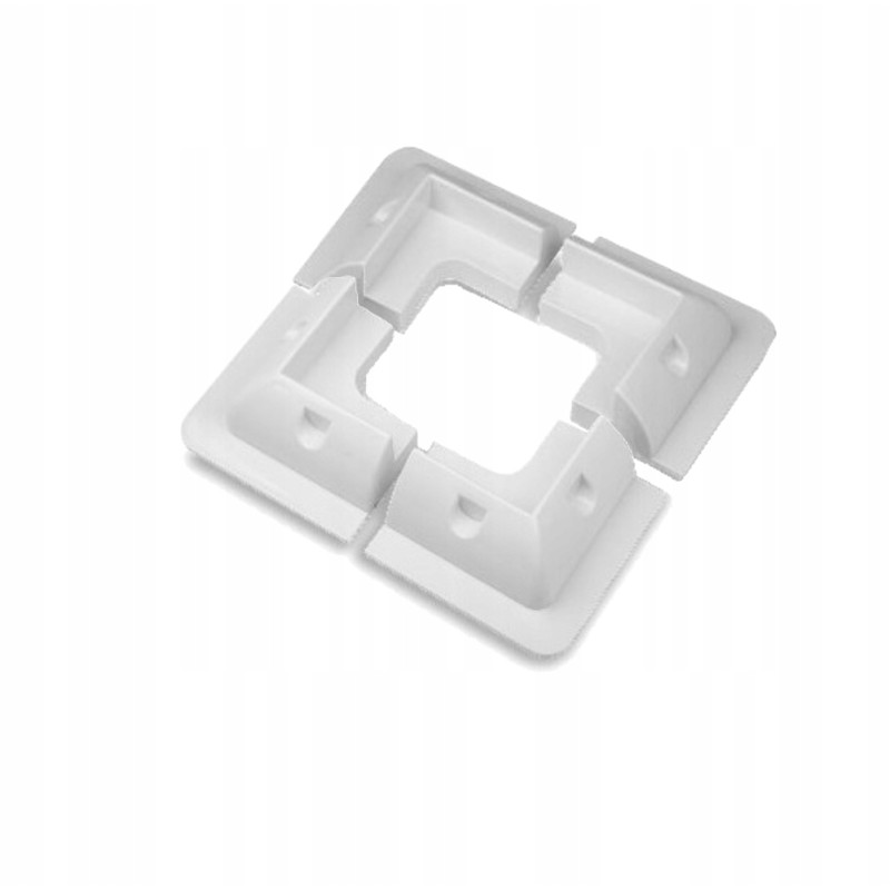 Corner mounting brackets for 100W solar panel