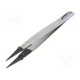 1 pcs x ENGINEER - PTZ-45 - Tweezers, Tipwidth: 0.4mm, Blade tip shape: sharp, Blades: narrow
