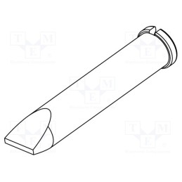 1 pcs x ERSA - 0102CDLF50/SB - Tip, chisel, 5mm, for soldering iron,for soldering station