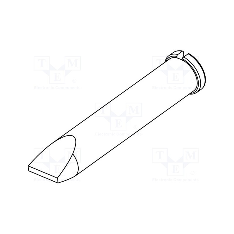 1 pcs x ERSA - 0102CDLF50/SB - Tip, chisel, 5mm, for soldering iron,for soldering station