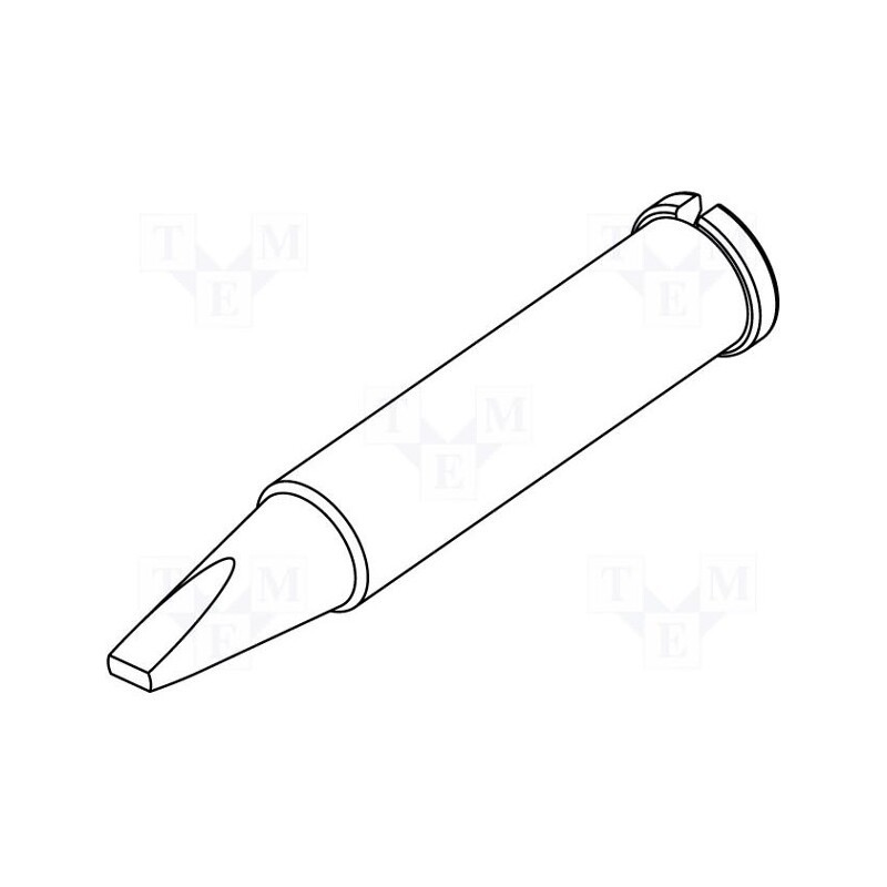 1 pcs x ERSA - 0102CDLF20/SB - Tip, chisel, 2mm, for soldering iron,for soldering station
